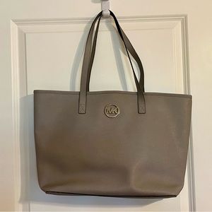 Michael Kors leather tote bag